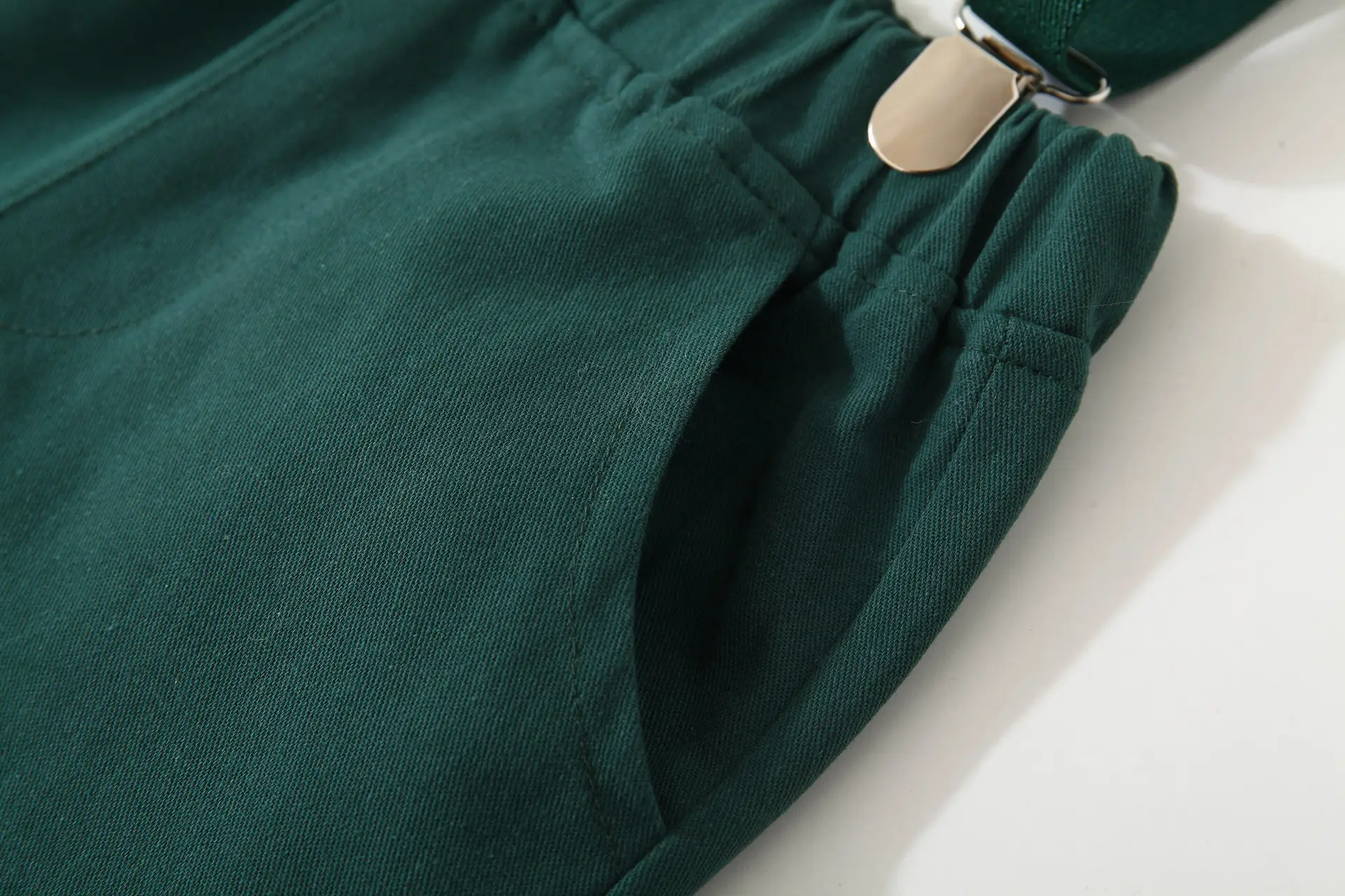 男童英伦绅士套装儿童演出服童装夏季短袖衬衫背带裤多件套批发