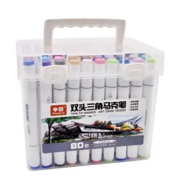 厂家直销中彩三角火爆马克笔套装12色18色24色36色48色60色108色