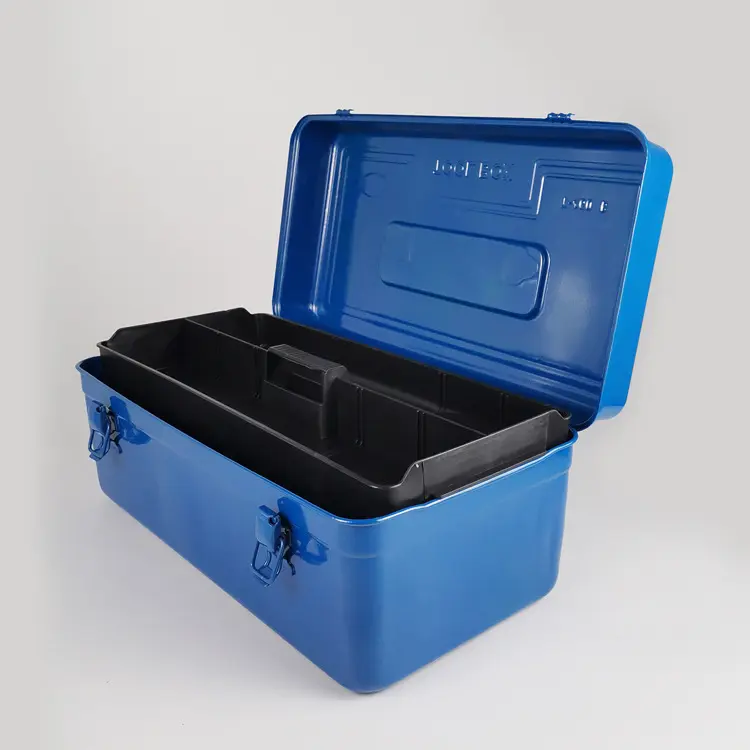 多层工具箱大号工具箱460B铁皮工具箱加厚双层收纳箱铁制工具箱