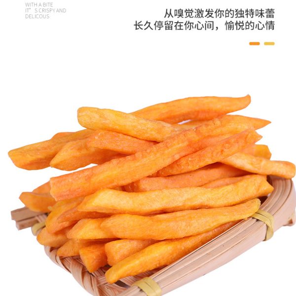 香脆红薯条脱水即食大袋蔬菜干地瓜干果蔬脆片小零食散装出口批发