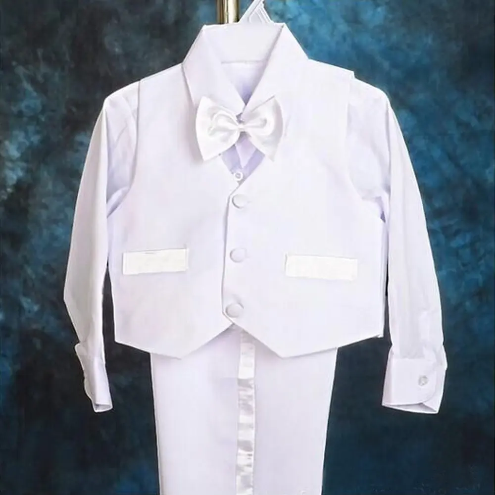 跨境欧美周岁男宝宝绅士婴儿西服百日天拍照花童西装春秋礼服套装