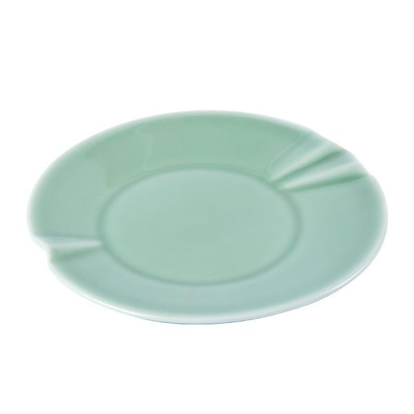 龙泉青瓷盘子中式家用酒店用品餐具陶瓷菜碟拼盘组合创意光面菜盘