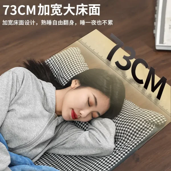 单人办公室午休躺椅简易行军床家用小床便携陪护床午睡神器折叠床