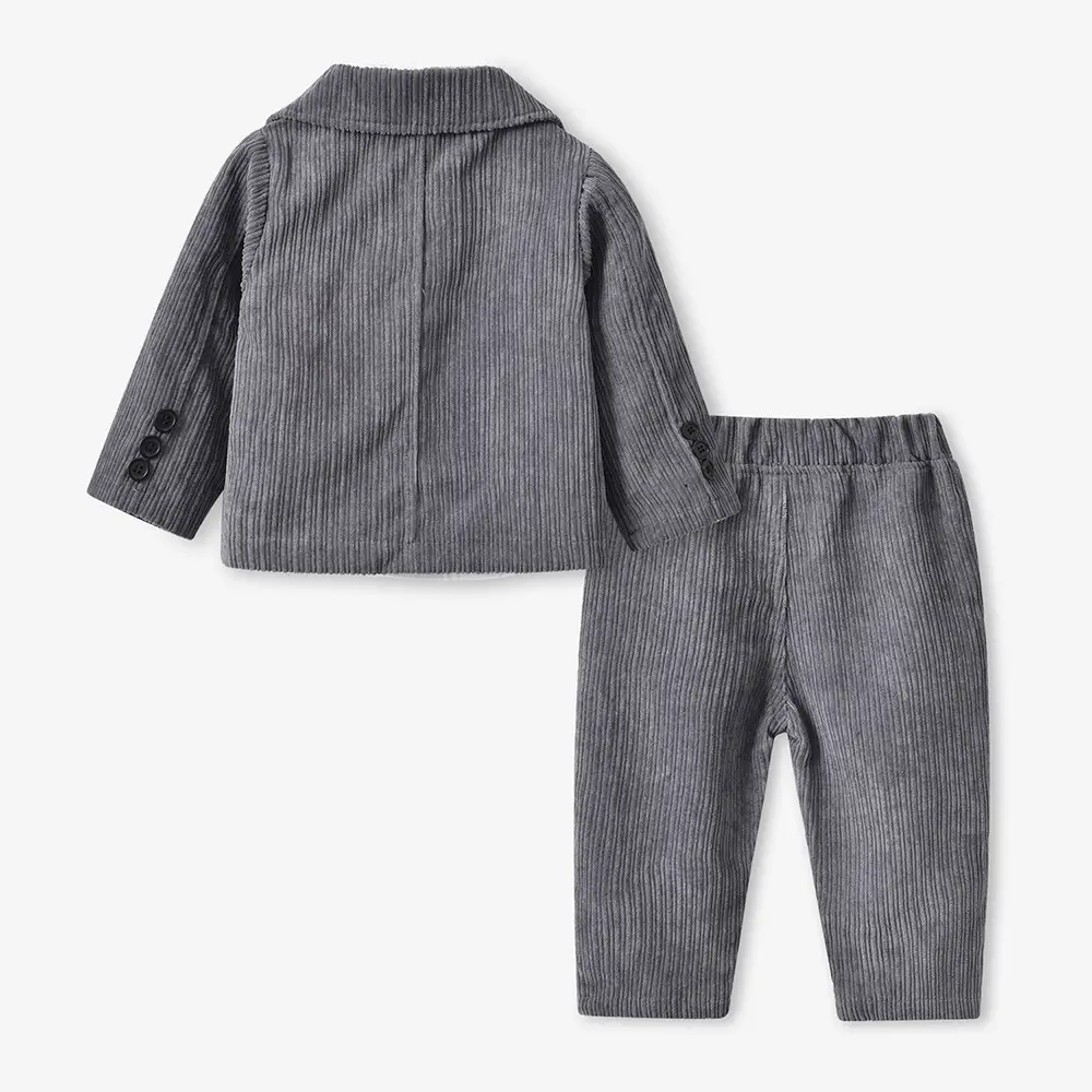 跨境韩版西服童装男童绅士礼服儿童外套衬衫秋季新款套装一件代发