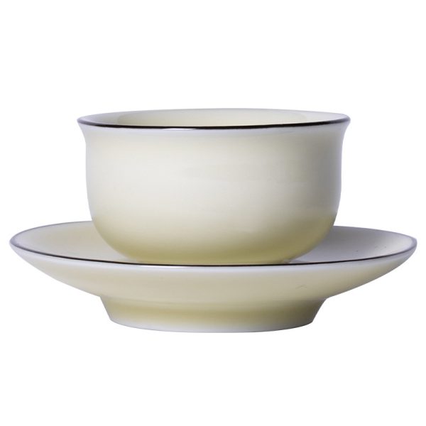 龙泉青瓷 创意家用品茗杯功夫茶杯单杯 陶瓷半手工主人杯茶碗茶盏
