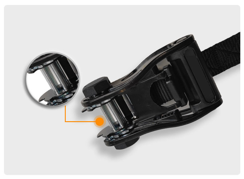 安全带捆绑带货物绑带拉紧器紧固带收紧带黑色捆绑器绑货绳子